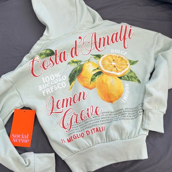 PacSun Lemon Zip Up - Picture 1 of 4